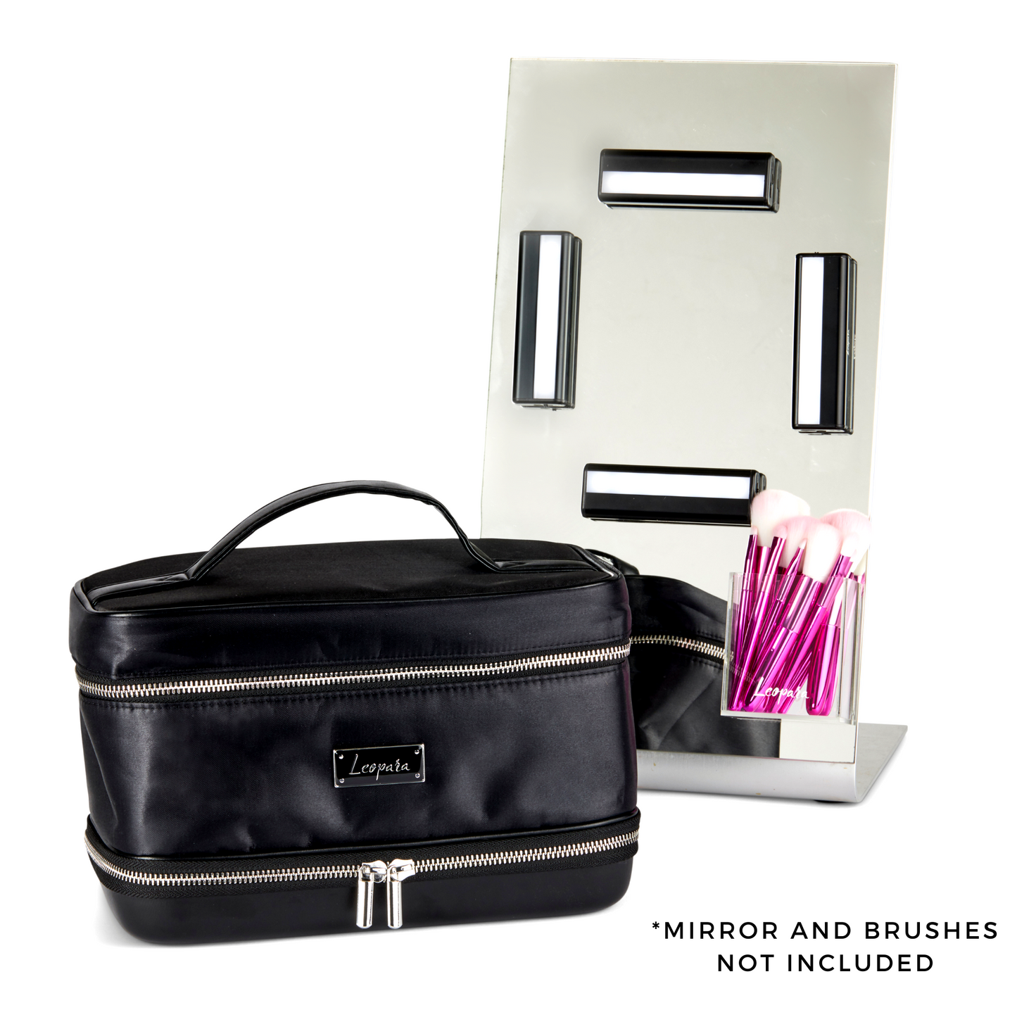STUDIO Portable Makeup Lights + Travel Makeup Bag