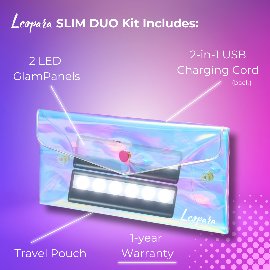 SLIM DUO Portable Makeup Light Kit