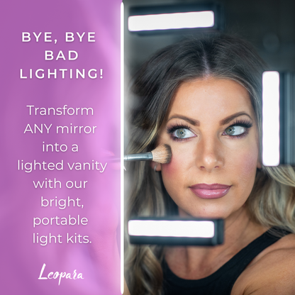 STUDIO Portable Makeup Lights + Makeup Bag