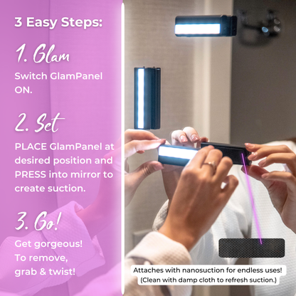 STUDIO Portable Makeup Lights + Makeup Bag