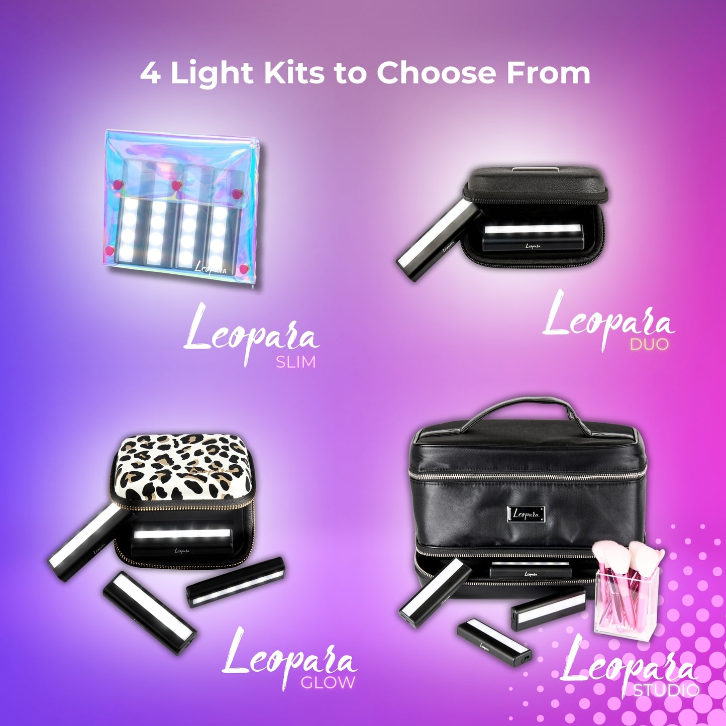 NEW!! SLIM Portable Makeup Light Kit