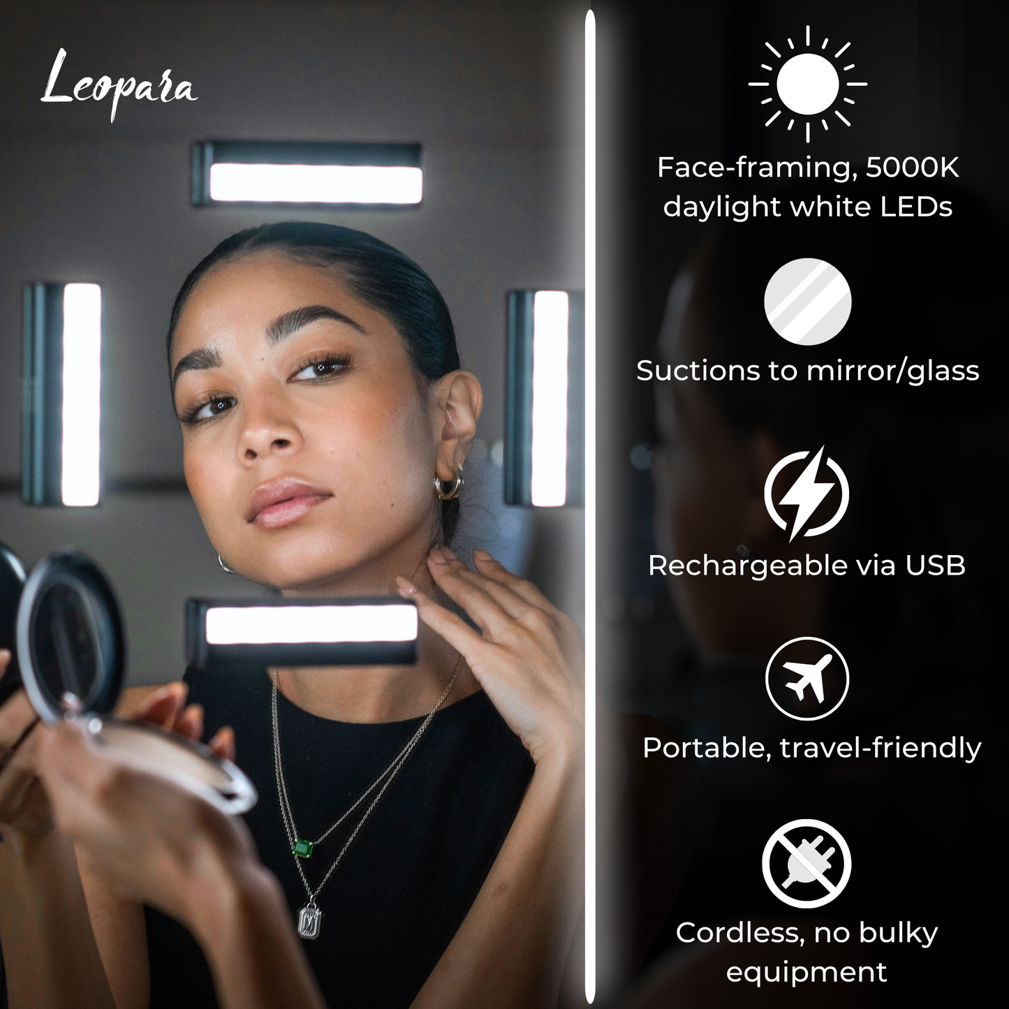 GLOW Portable Makeup Light Kit