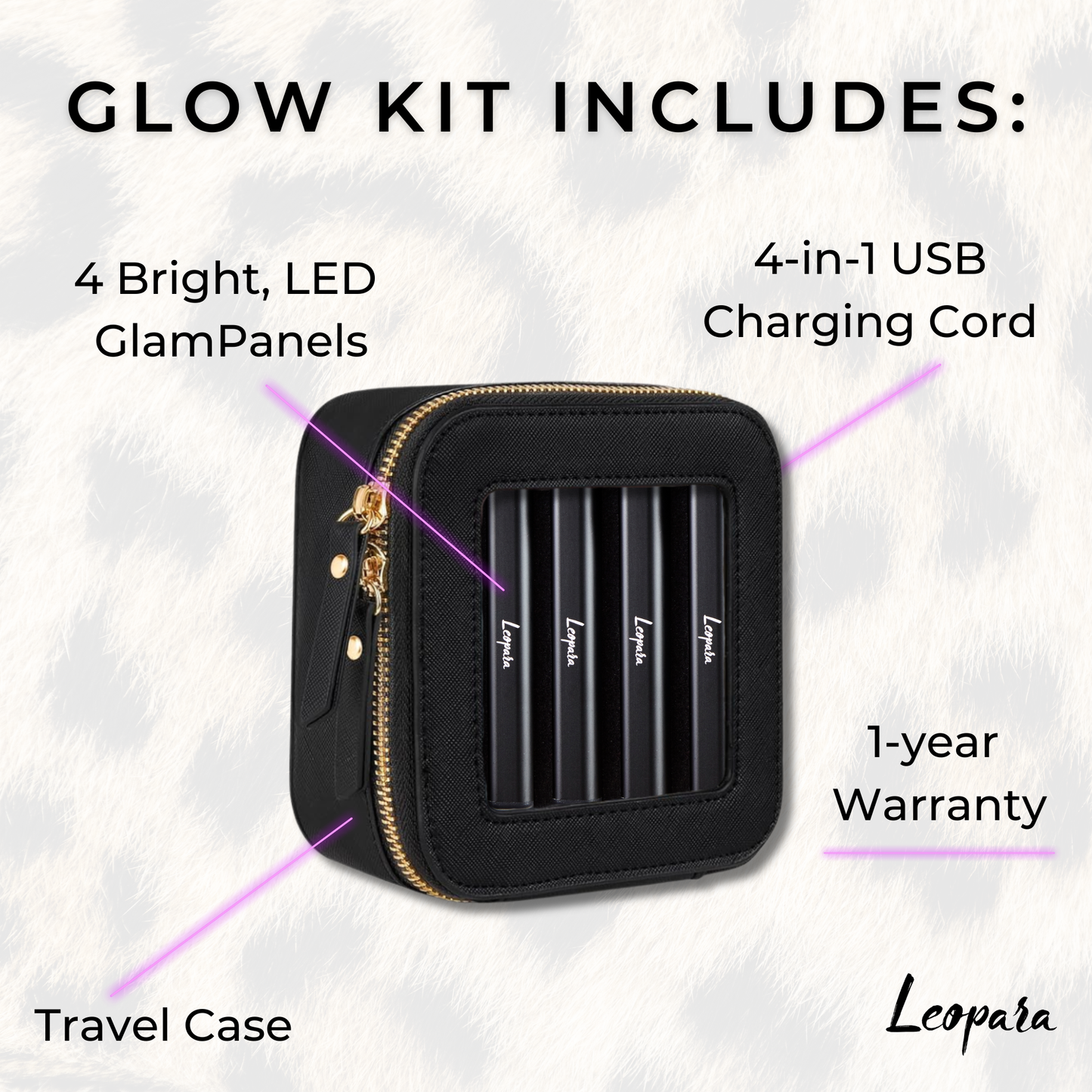 GLOW Portable Makeup Light Kit